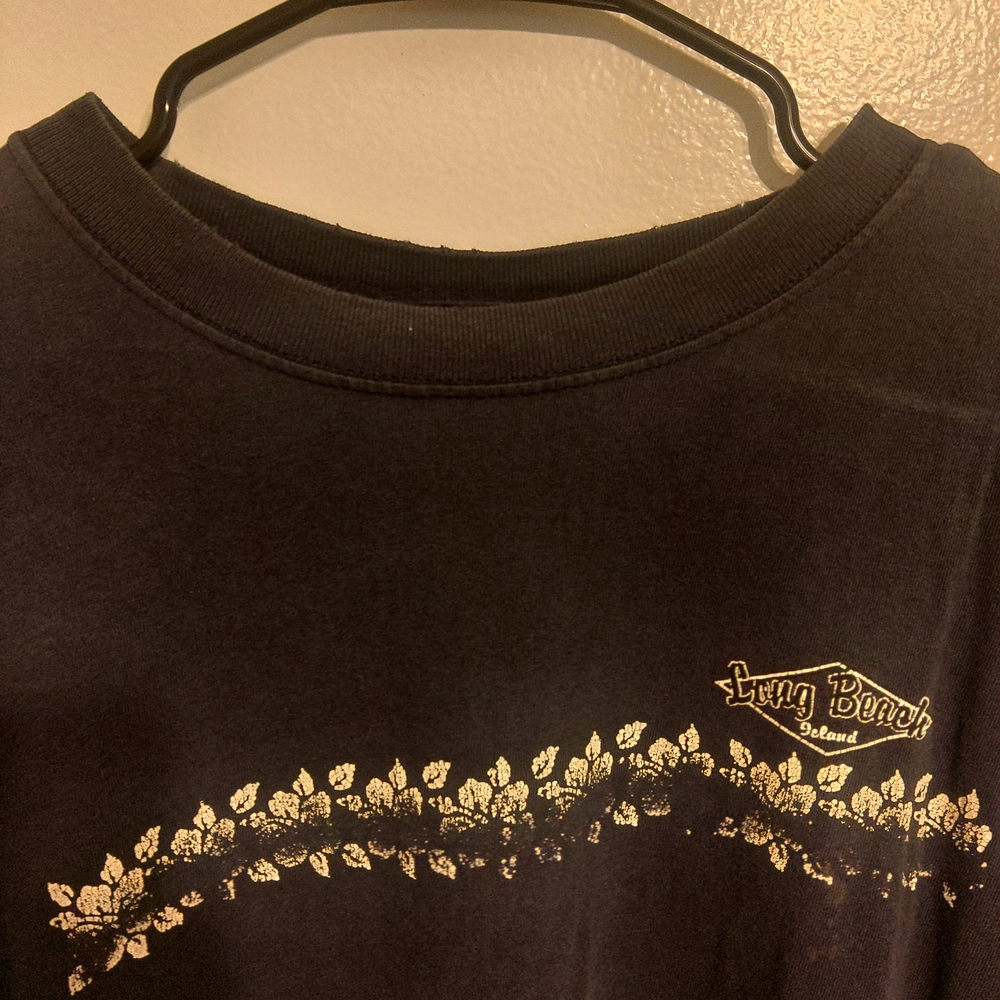 Long Beach Island Dark Blue Vintage Long Sleeve